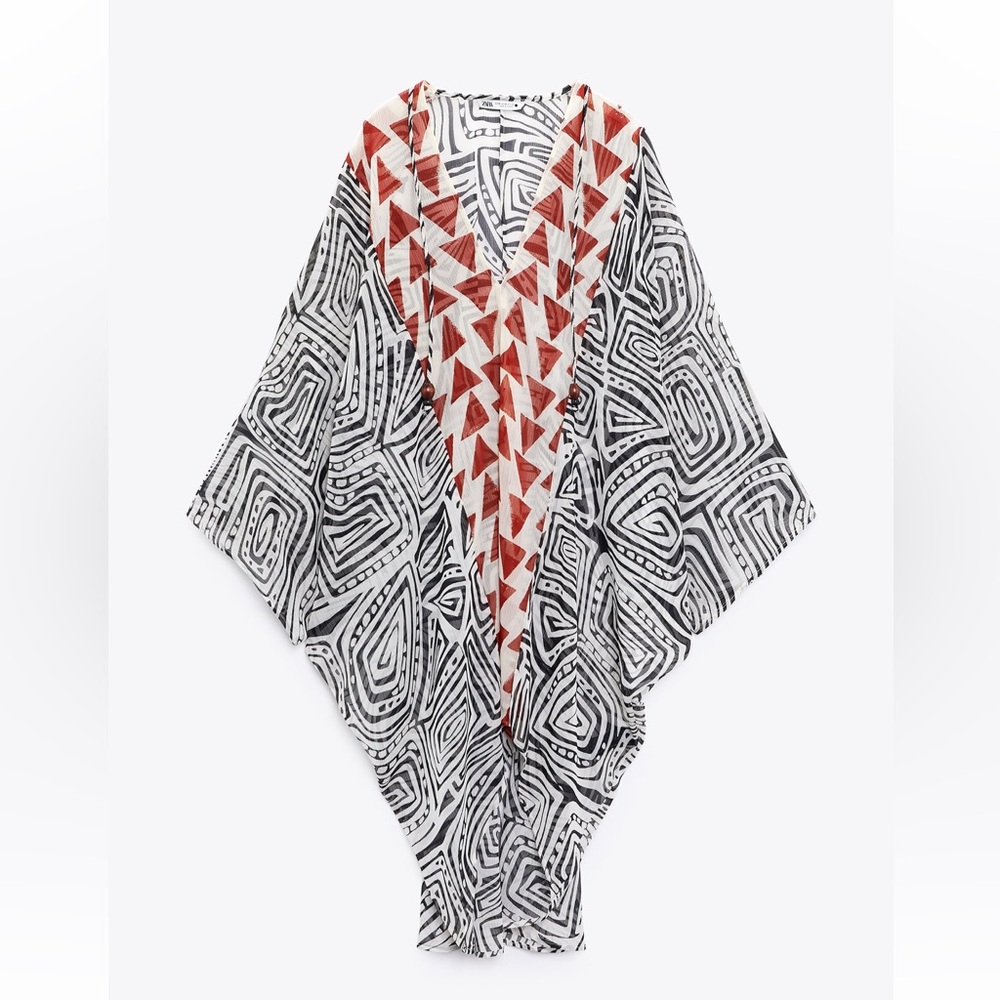 NWT Zara printed kaftan. One size